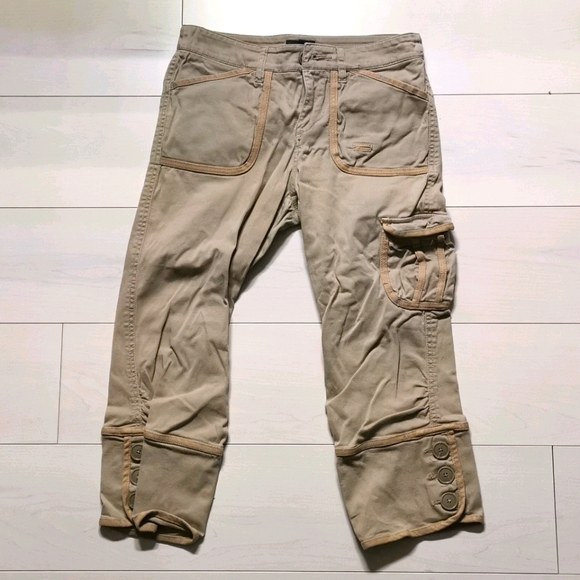 Mexx Pants - Mexx capris cotton beige